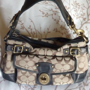 Coach Legacy Jacquard Signature Shoulder Bag